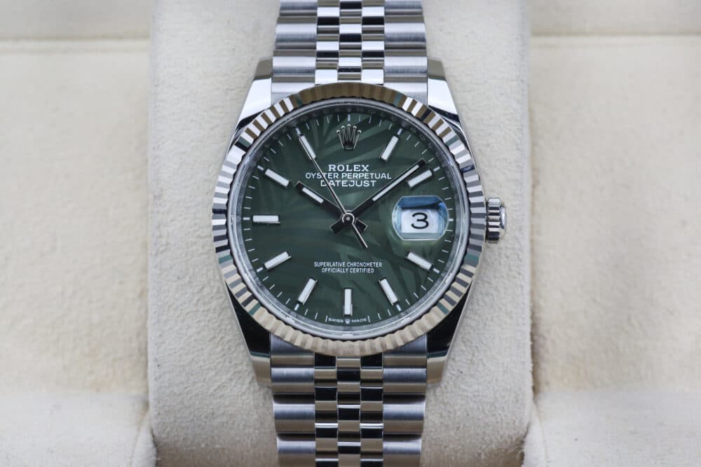 Rolex 126234 Palm Dial DATEJUST 36mm 2023