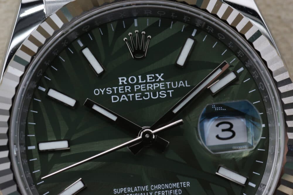 Rolex 126234 Palm Dial DATEJUST 36mm 2023 - Image 7