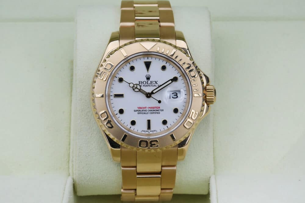 Rolex 16628 White YACHT MASTER  40mm 2000