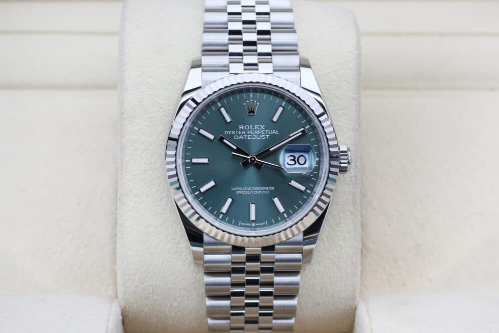 Rolex 126234 Mint Green DATEJUST  36mm 2024