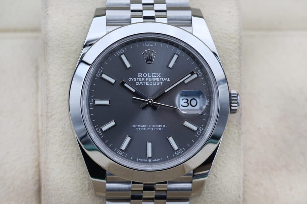 Rolex 126300 Rhodium DATEJUST 41mm 2024