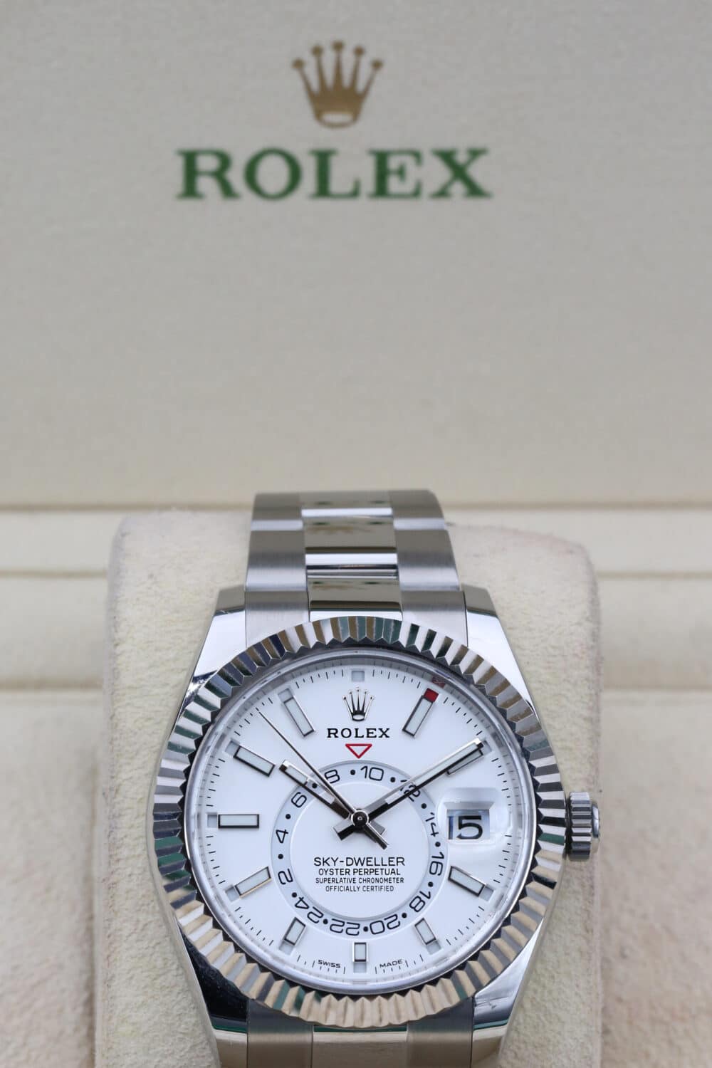 Rolex 326934 White SKYDWELLER  42mm 2023 - Image 4