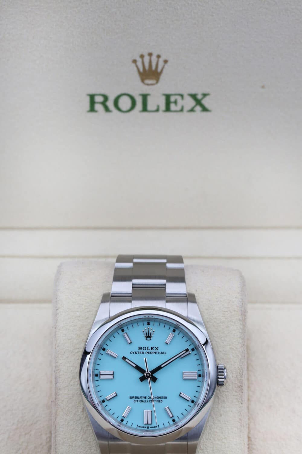 Rolex 126000 Tiffany OYSTER PERPETUAL  36mm 2023 - Image 2