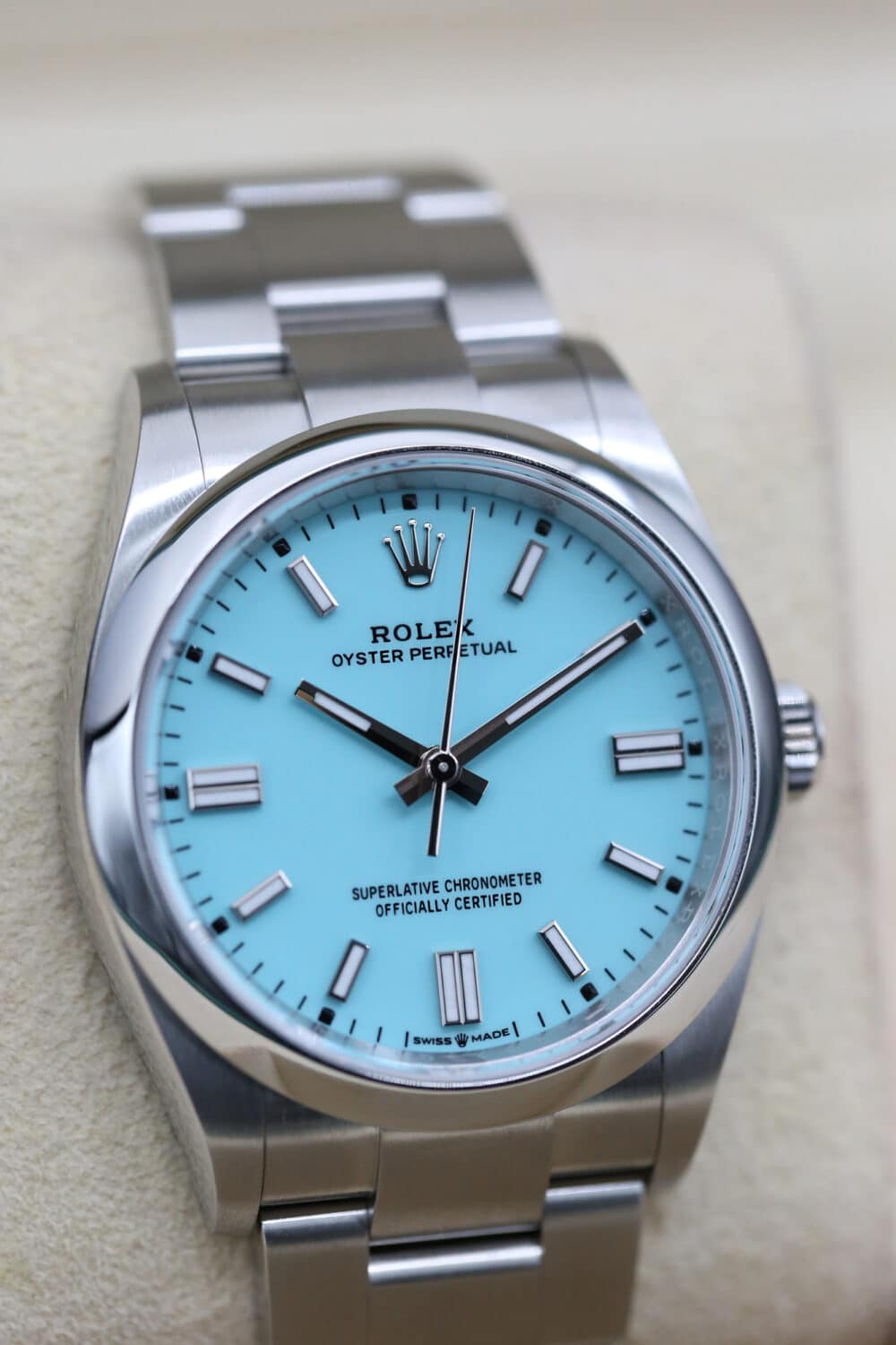 Rolex 126000 Tiffany OYSTER PERPETUAL  36mm 2023 - Image 3