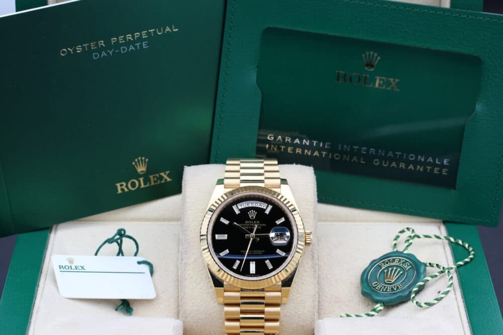 Rolex 228238 Onix Baguette DAY-DATE 40mm 2023 - Image 4