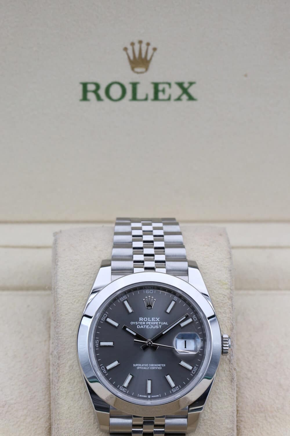 Rolex 126300 Rhodium DATEJUST  41mm 2022 - Image 3