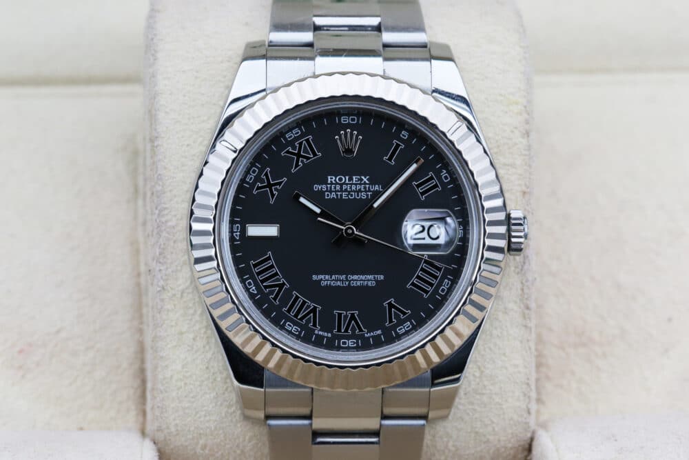 Rolex 116334 Grey Roman Numaral DATEJUST II 41mm 2018