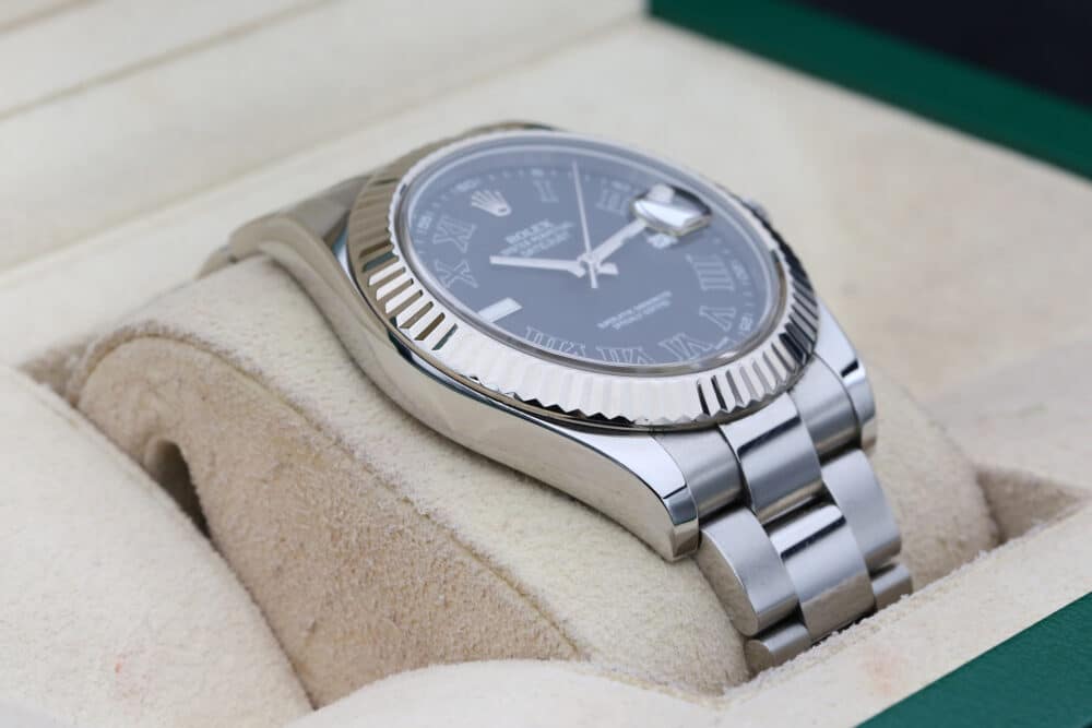 Rolex 116334 Grey Roman Numaral DATEJUST II 41mm 2018 - Image 6