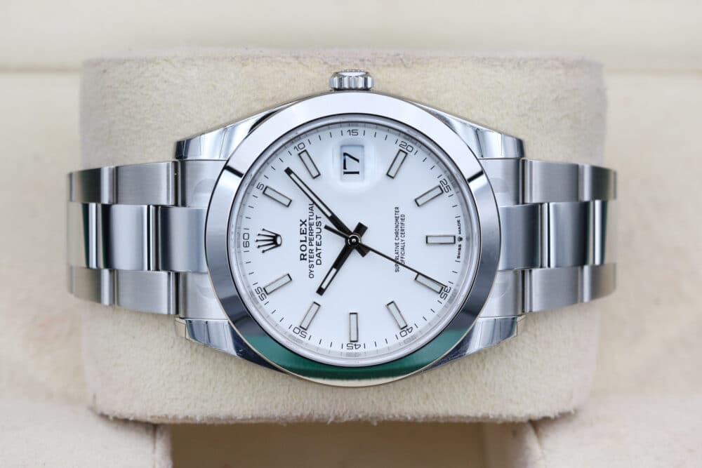Rolex 126300 White Index DATEJUST 41 41mm 2023 - Image 4