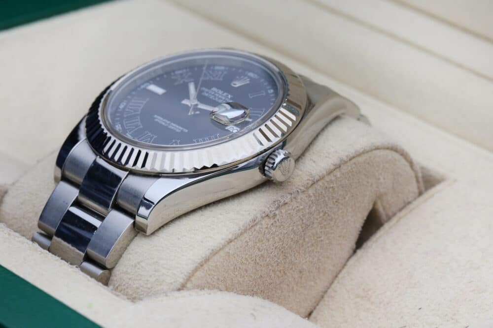 Rolex 116334 Grey Roman Numaral DATEJUST II 41mm 2018 - Image 5