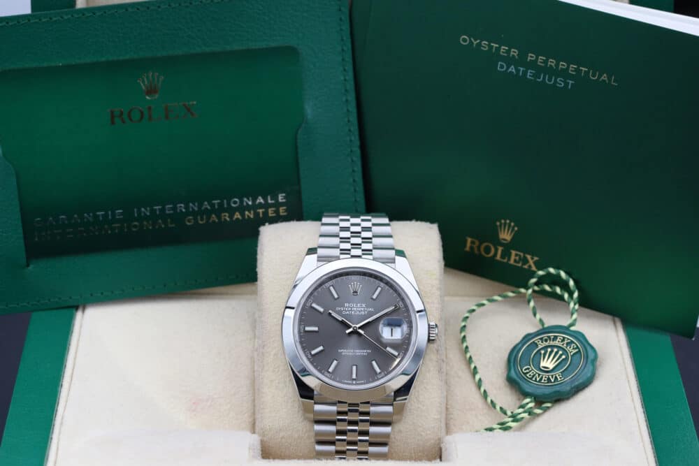 Rolex 126300 Rhodium DATEJUST  41mm 2022 - Image 4