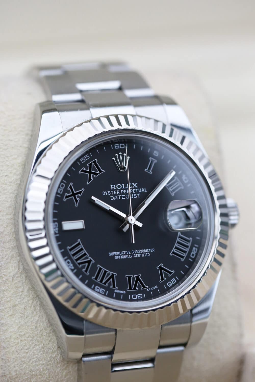 Rolex 116334 Grey Roman Numaral DATEJUST II 41mm 2018 - Image 2
