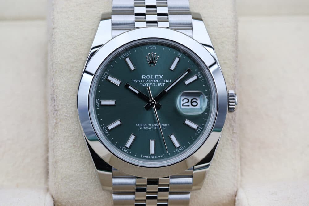 Rolex 126300 Mint Green DATEJUST 41mm 2024