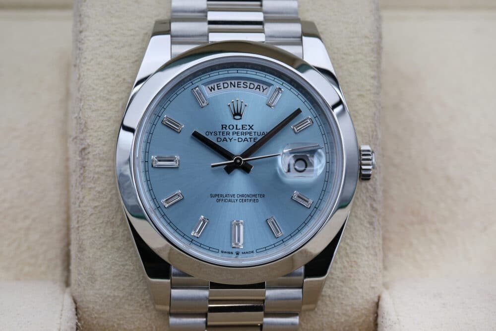 Rolex 228206 Ice Blue Baguette DAY-DATE 40mm 2022