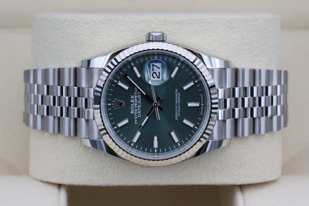 Rolex 126234 Mint Green DATEJUST  36mm 2024 - Image 4