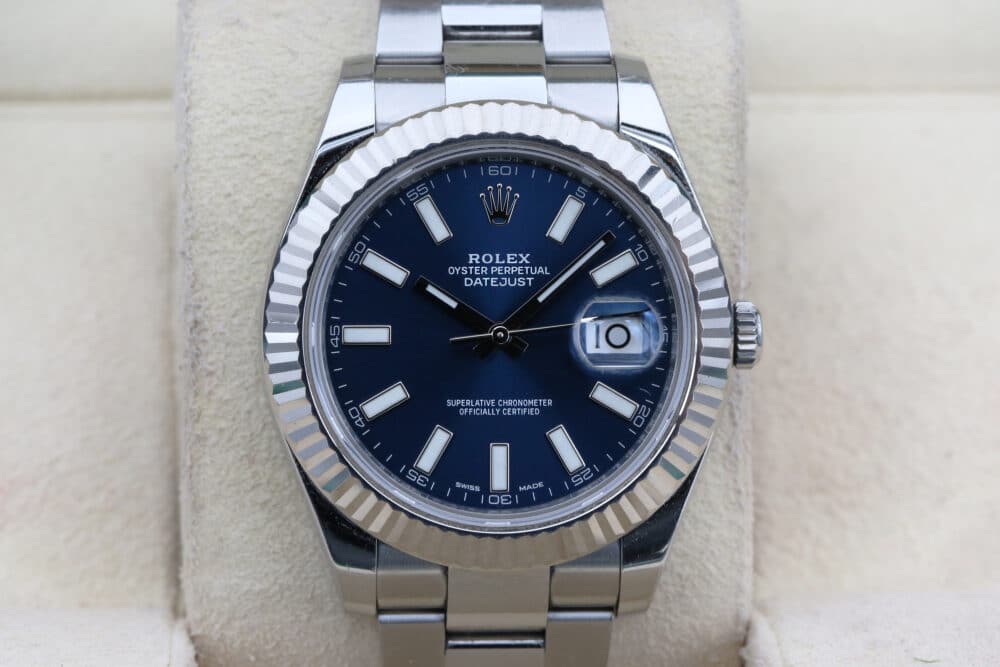 Rolex 116334 Blue DATEJUST  41mm 2017