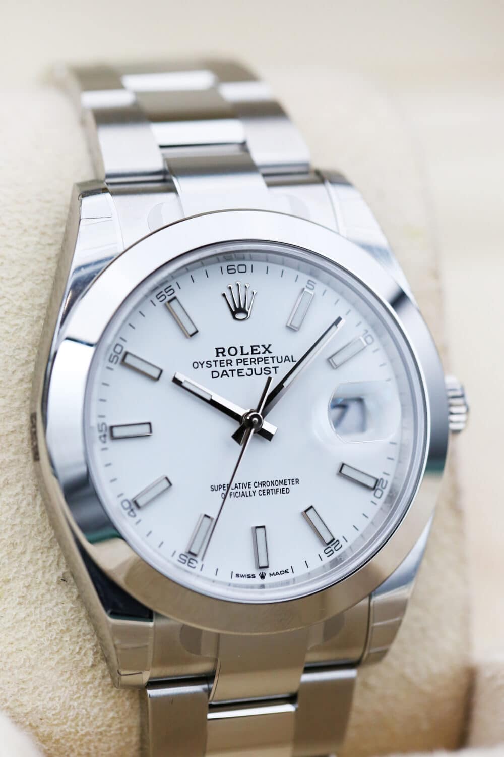 Rolex 126300 White Index DATEJUST 41 41mm 2023 - Image 2