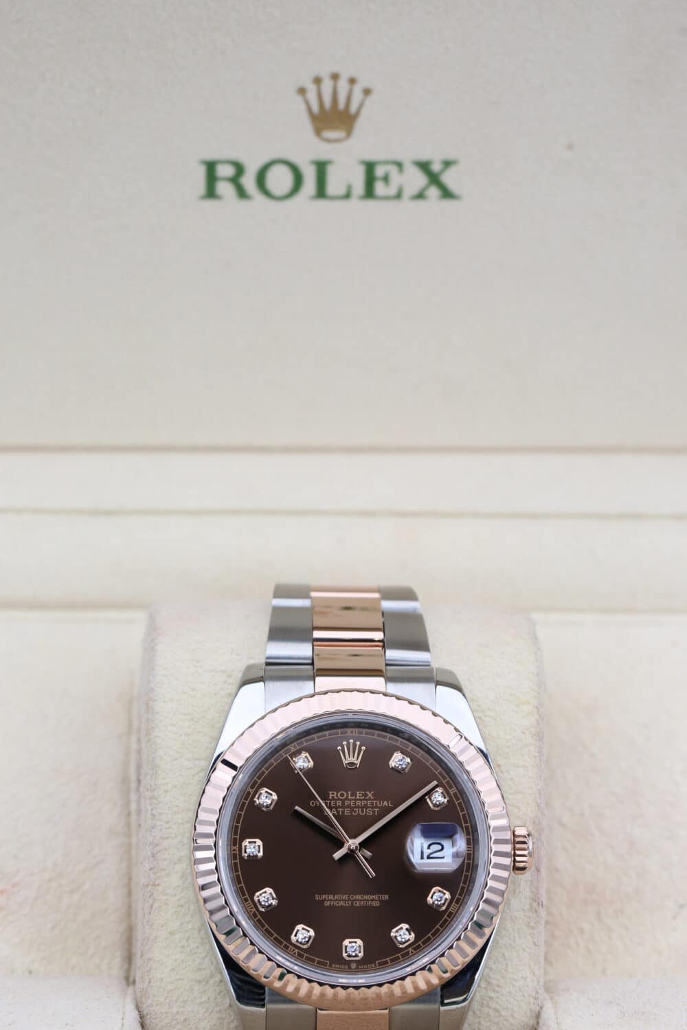Rolex Datejust Chocolate Diamond 126331 41mm 2023 - Image 3