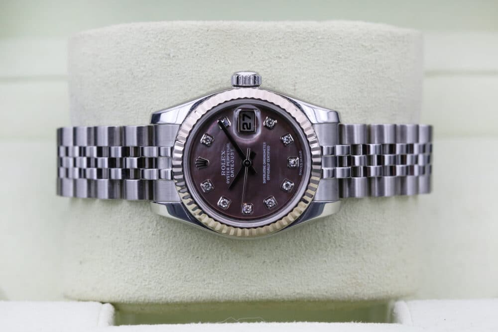 Rolex 179174 Black Mop Diamond DATEJUST  26mm 2009 - Image 4