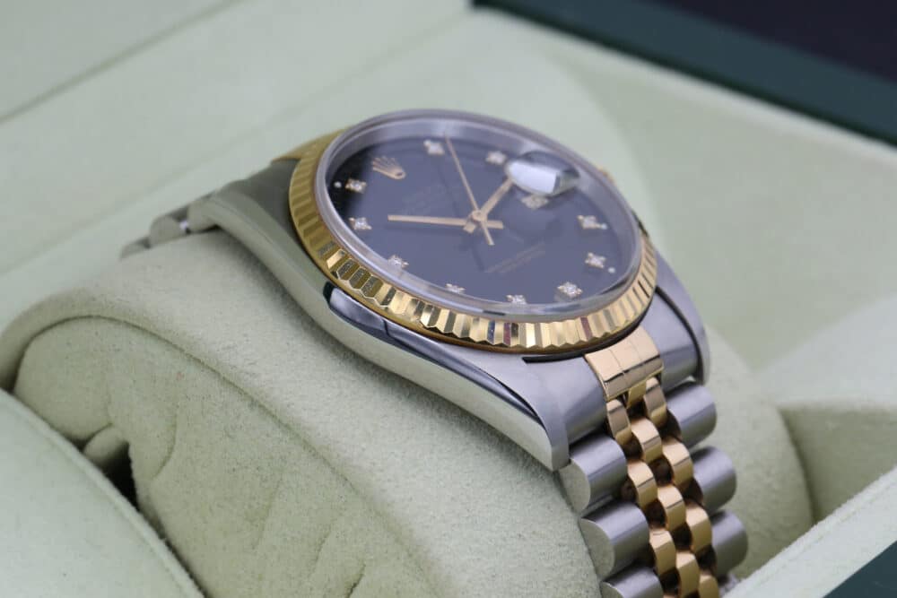 Rolex 16233 Black Diamond DATEJUST 36mm 1984 - Image 6