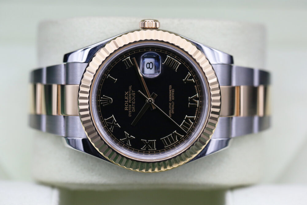 Rolex 116333 Black Roman DATEJUST II 41mm 2011 - Image 5