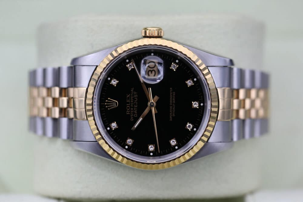 Rolex 16233 Black Diamond DATEJUST 36mm 1984 - Image 3