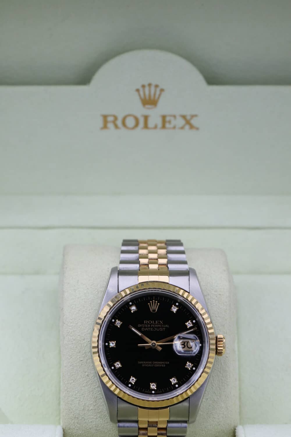 Rolex 16233 Black Diamond DATEJUST 36mm 1984 - Image 4