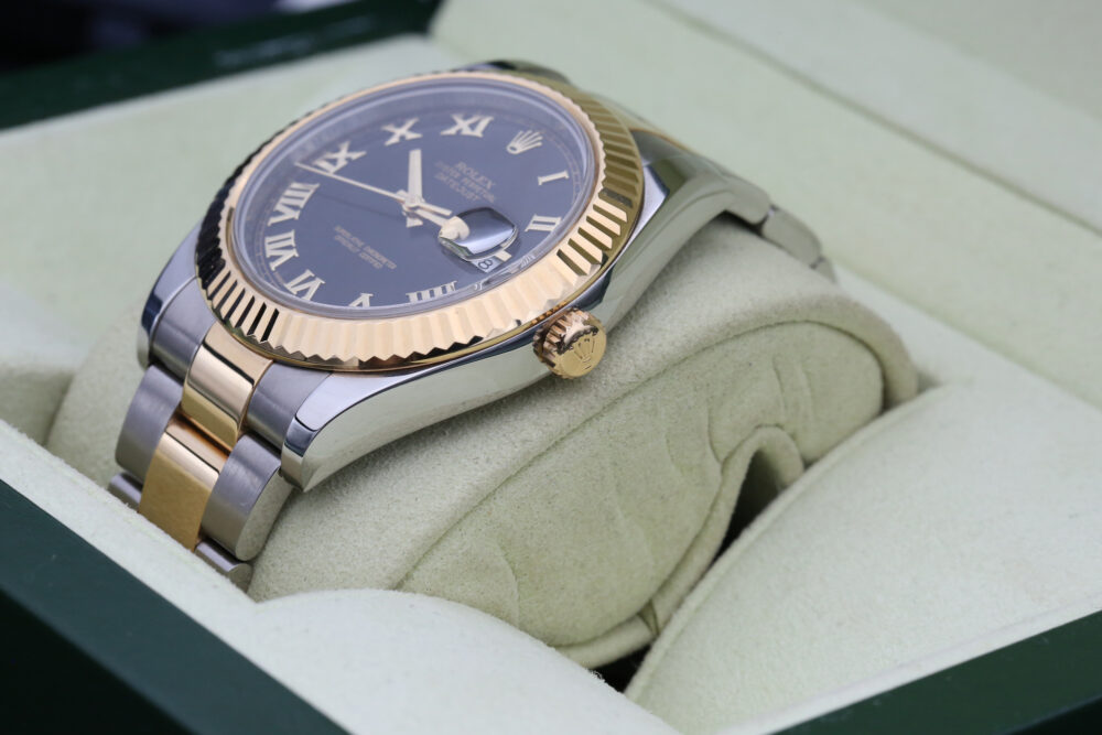 Rolex 116333 Black Roman DATEJUST II 41mm 2011 - Image 6