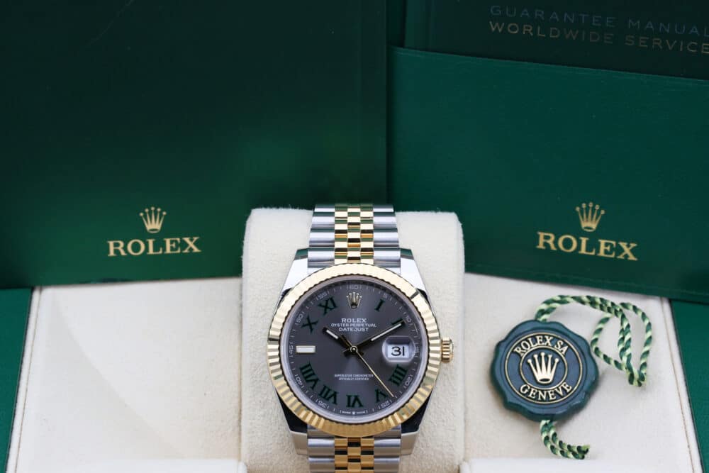 Rolex 126333 Wimbledon DATEJUST  41mm 2022 - Image 4
