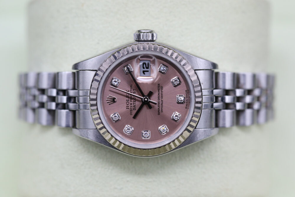 Rolex 79174 Salmon Diamond DATEJUST 26mm 2004 - Image 4