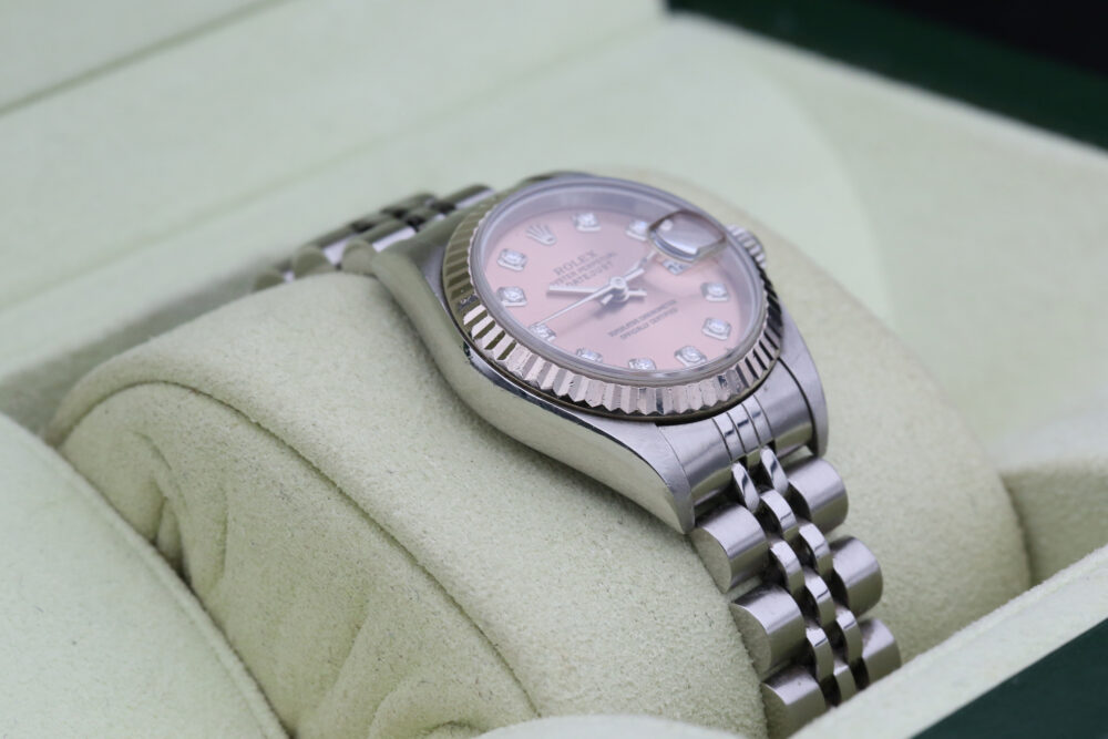 Rolex 79174 Salmon Diamond DATEJUST 26mm 2004 - Image 6
