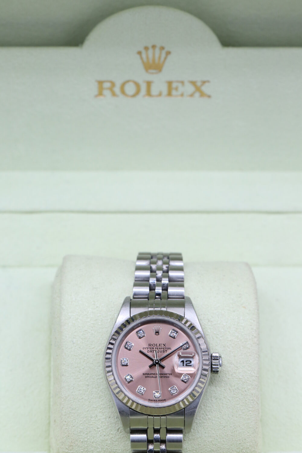 Rolex 79174 Salmon Diamond DATEJUST 26mm 2004 - Image 3