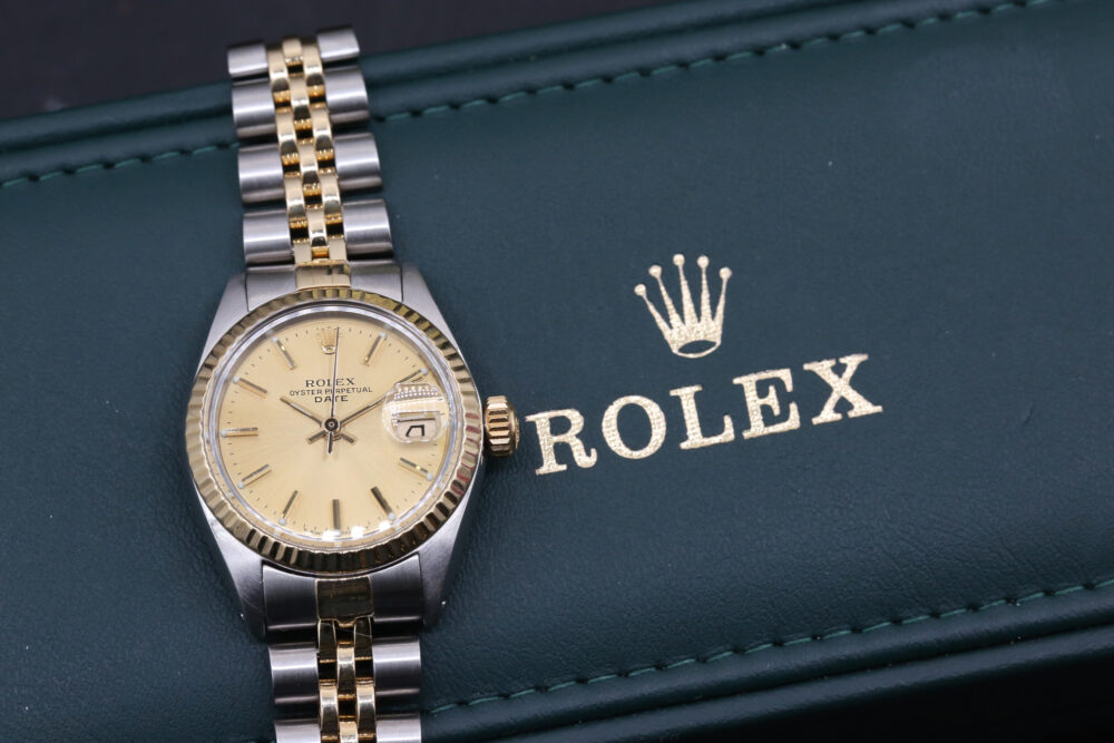 Rolex 69173 Champagne DATEJUST 26mm 1978 - Image 2