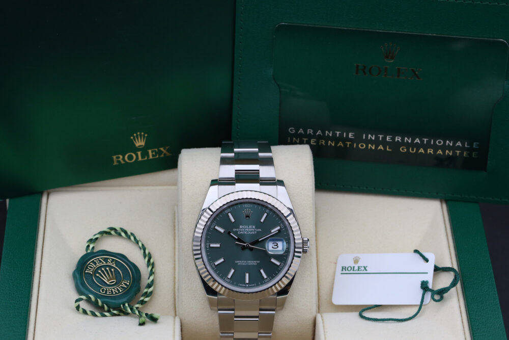 Rolex 126334 Mint Green DATEJUST 41mm 2024 - Image 5