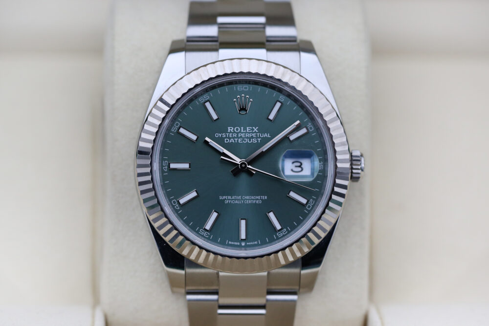 Rolex 126334 Mint Green DATEJUST 41mm 2024