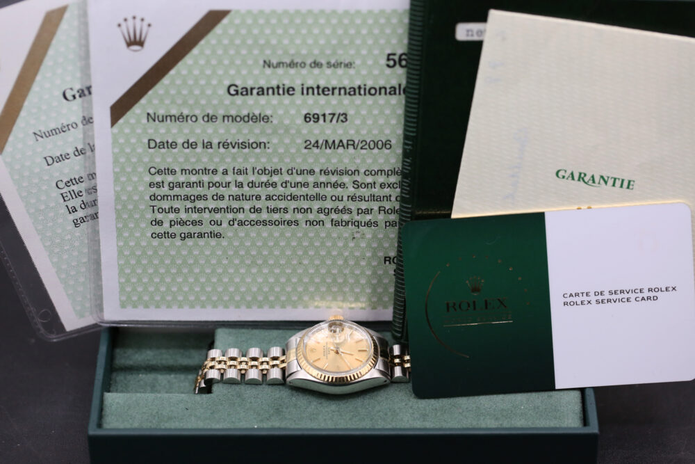 Rolex 69173 Champagne DATEJUST 26mm 1978 - Image 4