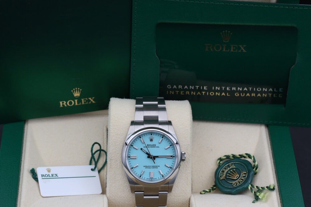 Rolex 126000 Tiffany Blue OYSTER PERPETUAL 36mm 2025 - Image 5