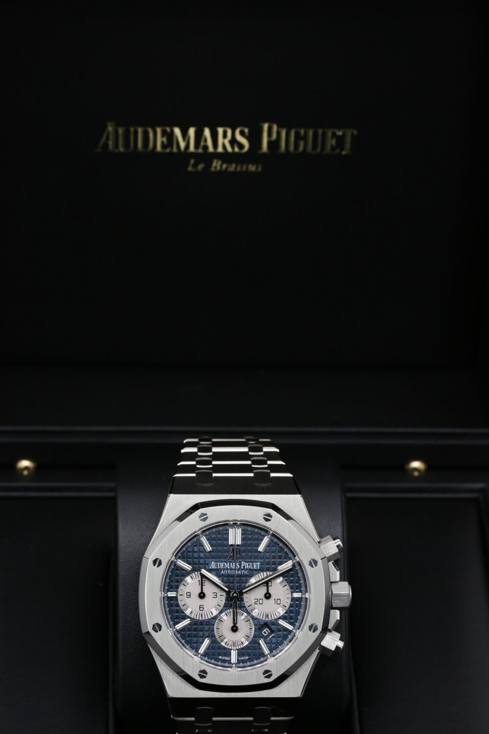 Audemars Piguet 26331ST.OO.1220ST.01 Blue Chronograph ROYAL OAK 41mm 2021 - Image 4