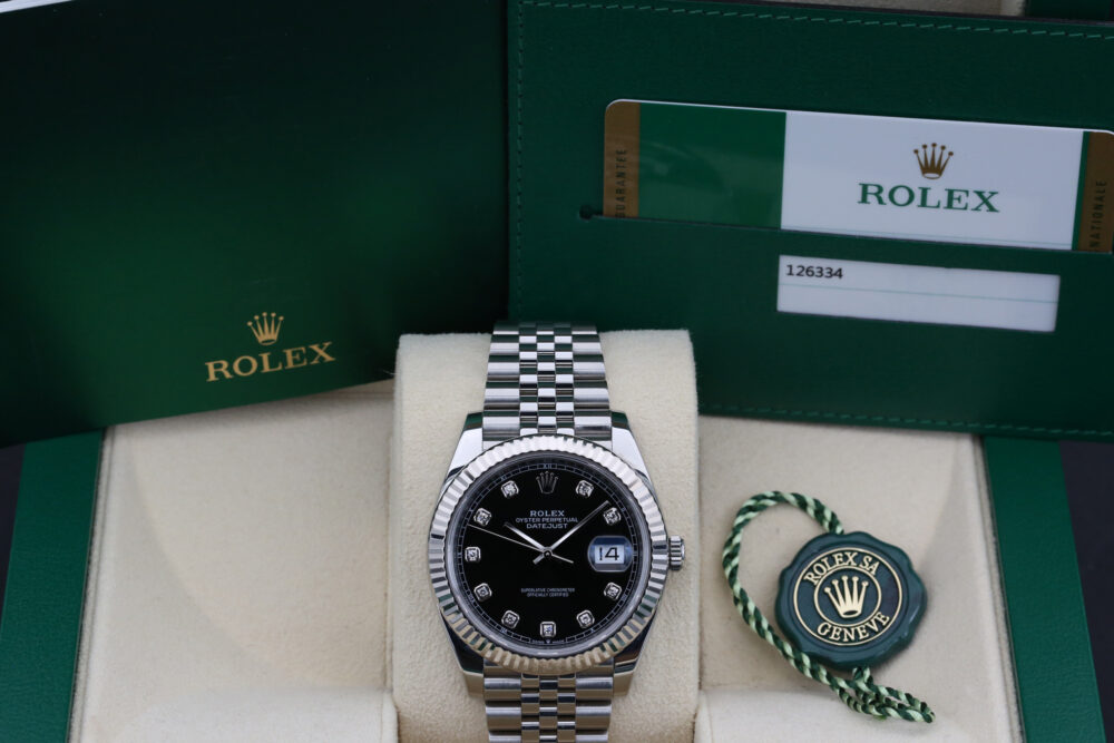 Rolex 126334 Black Diamond DATEJUST 41mm 2019 - Image 5