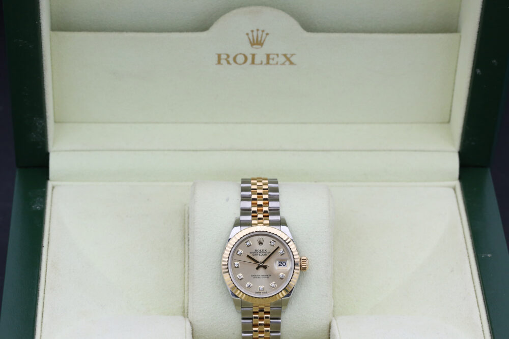 Rolex 279173 Champagne Diamond DATEJUST 28mm 2018 - Image 4
