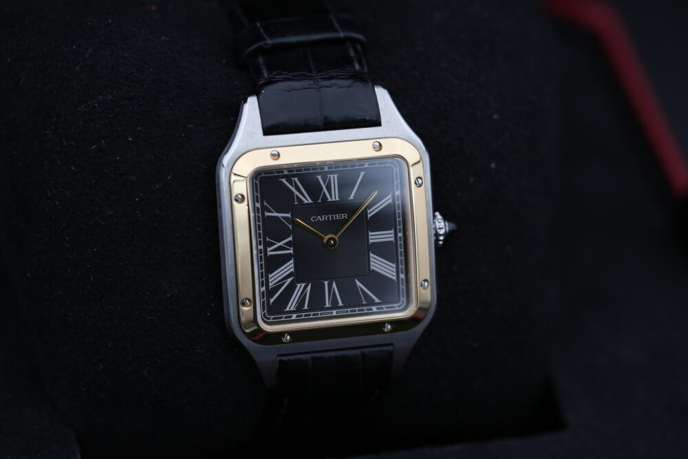 Cartier W2SA0015 Anthracite SANTOS DUMONT "LE 14 BIS"  31mm 2021 - Image 2