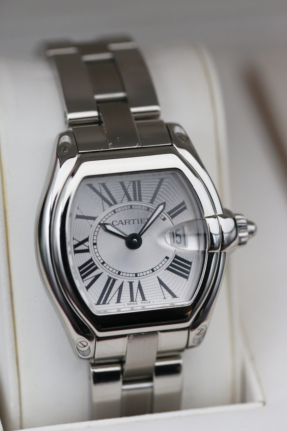 Cartier 2675 Silver Roman ROADSTER  31mm 2005 - Image 2