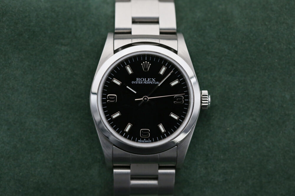 Rolex 77080 Black OYSTER PERPETUAL 31mm 2002