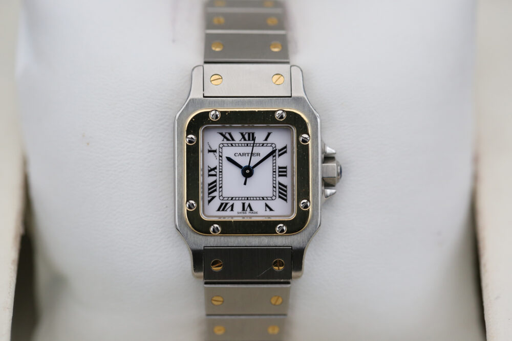Cartier Santos Galbee White 1170902 24mm 1995