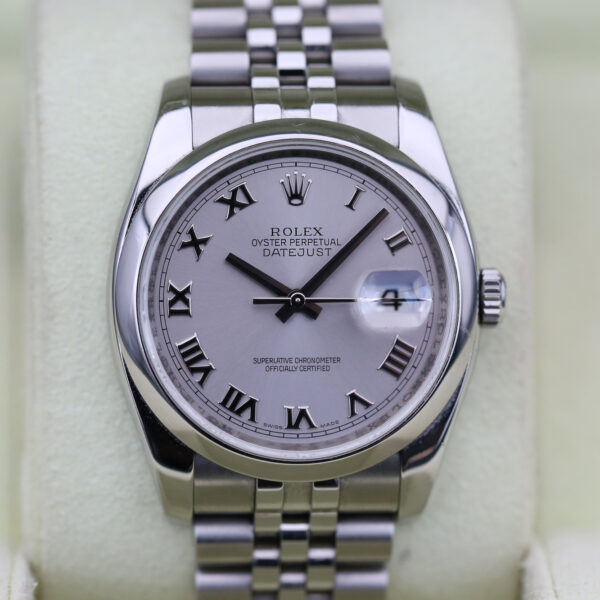 Rolex 116200 Rhodium Roman DATEJUST 36mm 2007