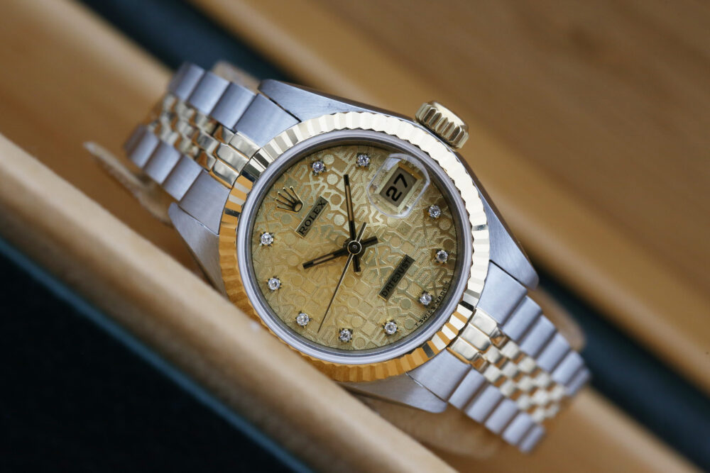 Rolex 69173 Anniversary Champagne Diamond DATEJUST 26mm 1989 - Image 2