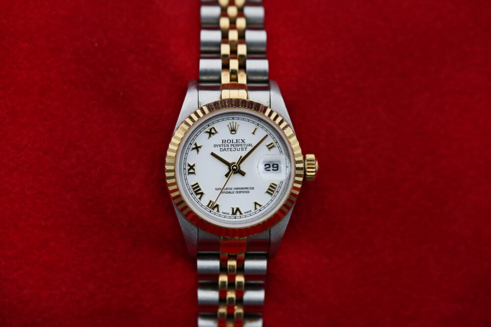 Rolex 69173 White Roman DATEJUST 26mm 1994