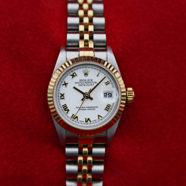 Rolex 69173 White Roman DATEJUST 26mm 1994