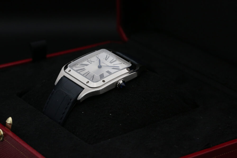 Cartier WSSA0032 Silver Sunray SANTOS DUMONT  2025 Extra Large - Image 4